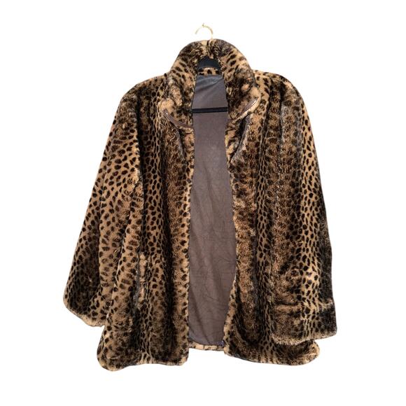 Alpine Studio Jacket Size women’s medium cheetah leopard animal print - Picture 1 of 5